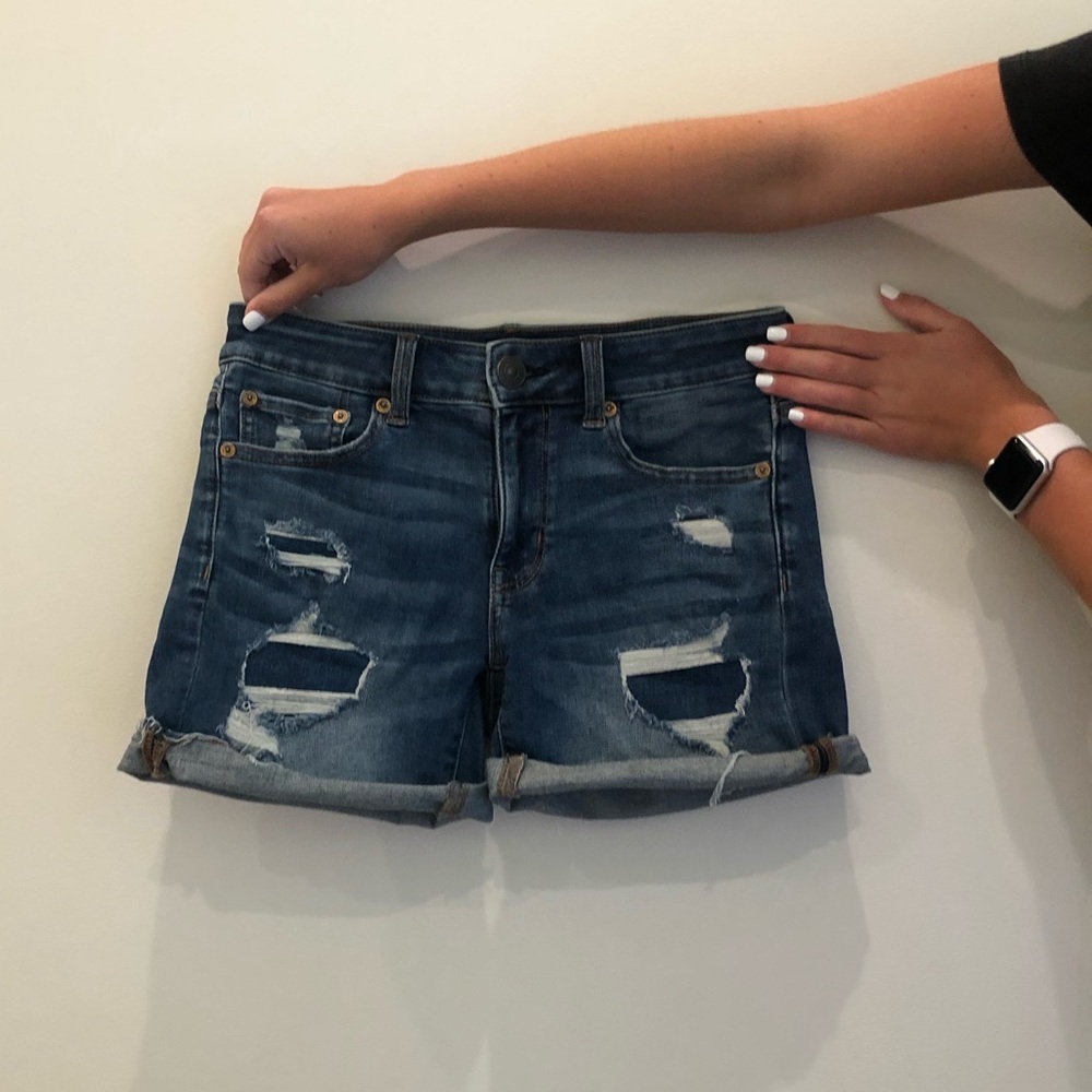 american eagle jean shorts